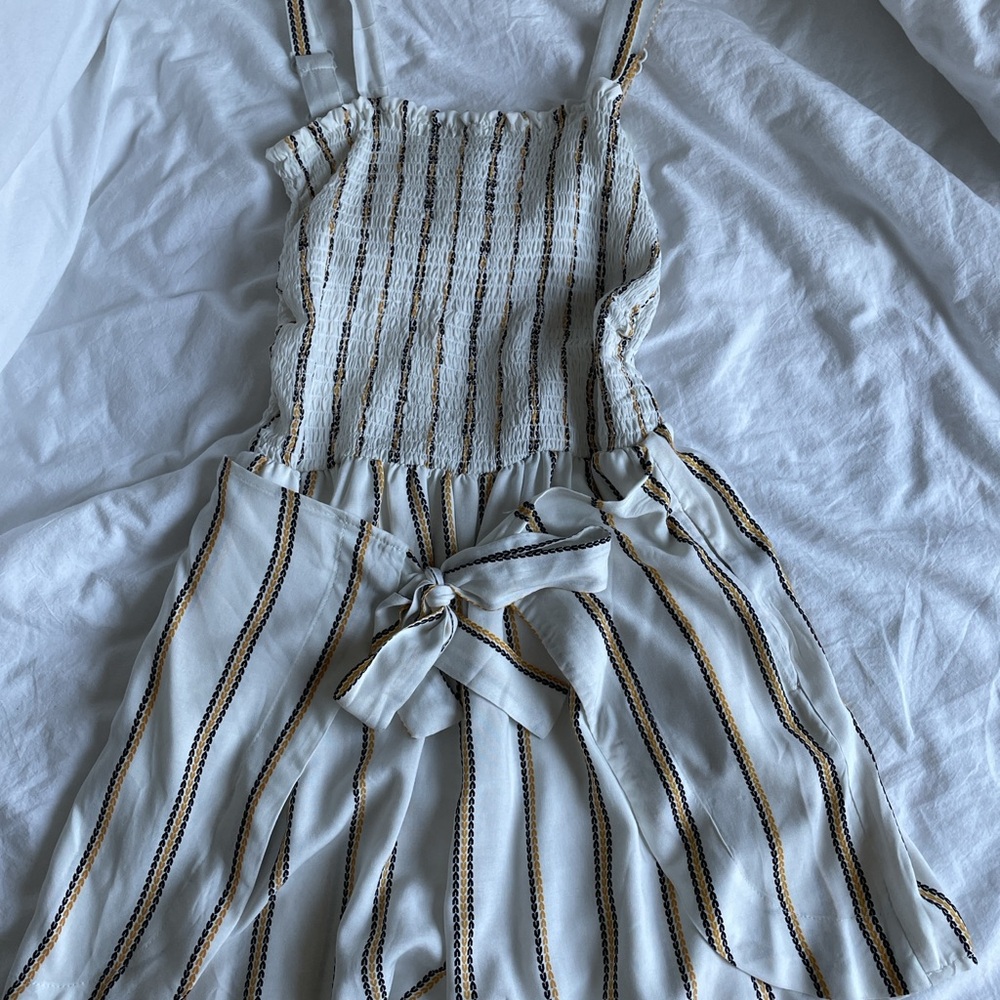 Striped romper